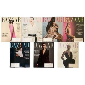 Lot 7 Harper’s Bazaar Magazines 2026 2025 Feb Jan Dec Nov Summer May April Kaia